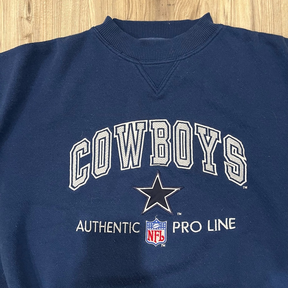 90s Vintage Dallas Cowboys Logo Athletic Pro Line Sweatshirt